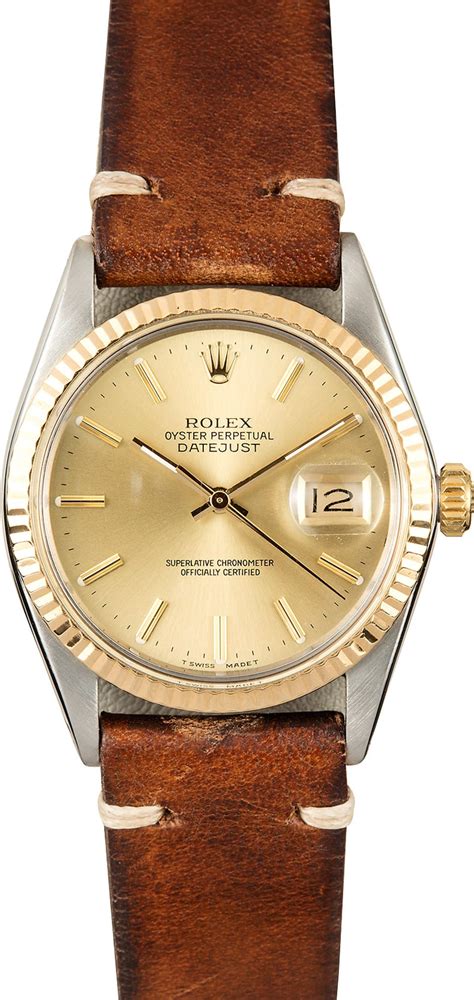 rolex datejust band width|rolex datejust with leather strap.